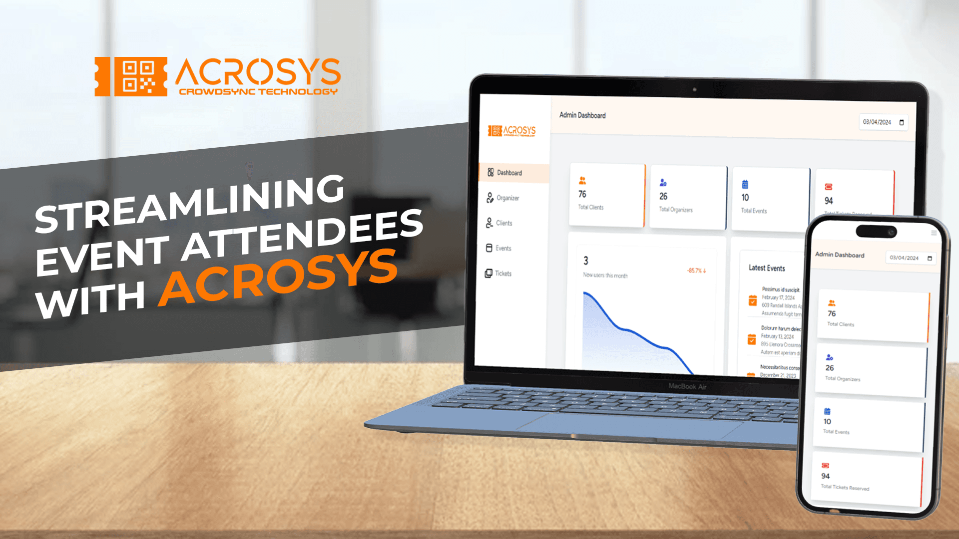 ACROSYS attendee and crowd syncing system